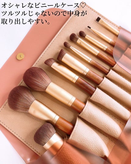 SIXPLUS X MARILYN 10本メイクアップブラシセット/SIXPLUS/メイクブラシを使ったクチコミ(2枚目)