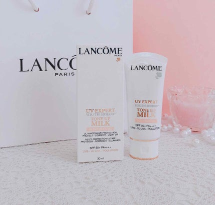 UV エクスペール トーン アップ ローズ/LANCOME/日焼け止め・UVケアを使ったクチコミ(1枚目)