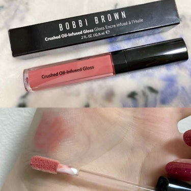 クラッシュドオイル インフューズド グロス/BOBBI BROWN/リップグロスを使ったクチコミ（1枚目）