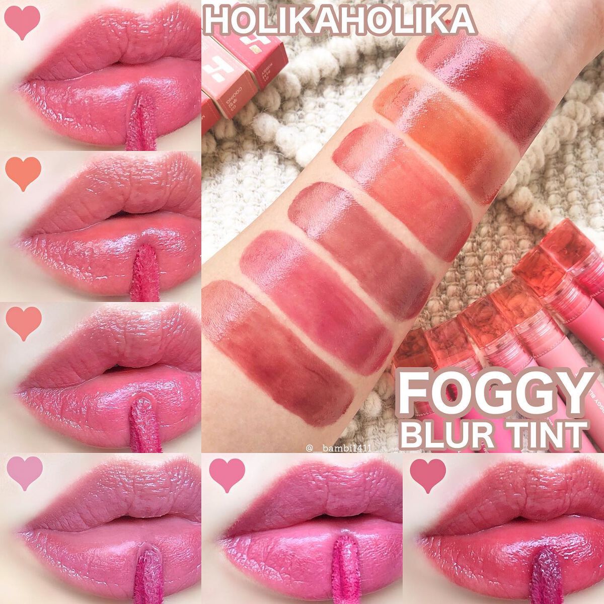 フォギーブラーティント/HOLIKA HOLIKA/リップティントを使ったクチコミ（1枚目）
