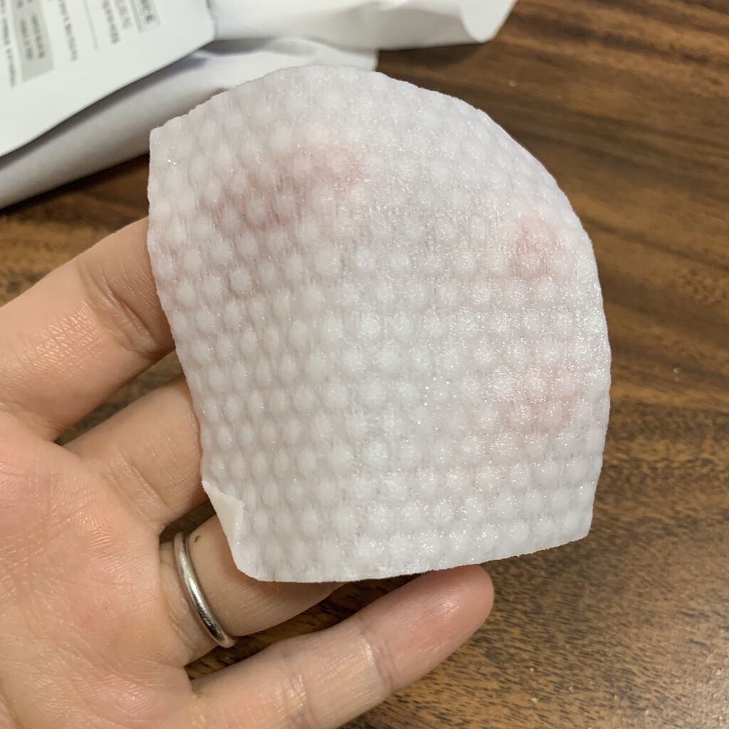 プロヒアルショット モイスチャーピーリングパッド/Dermatory/トナーパッドを使ったクチコミ（3枚目）