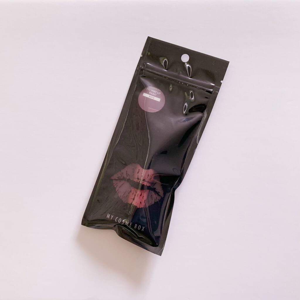 マイマットリップペイント DATE/MY COSME BOX/口紅を使ったクチコミ（3枚目）