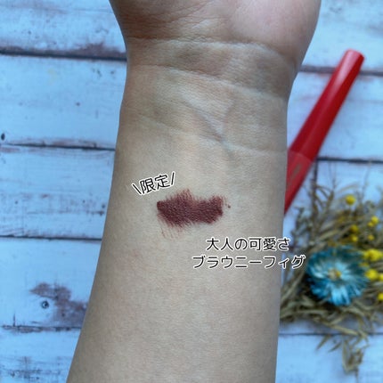 フィルム眉カラー ブラウニーフィグ(数量限定)/デジャヴュ/眉マスカラを使ったクチコミ(3枚目)