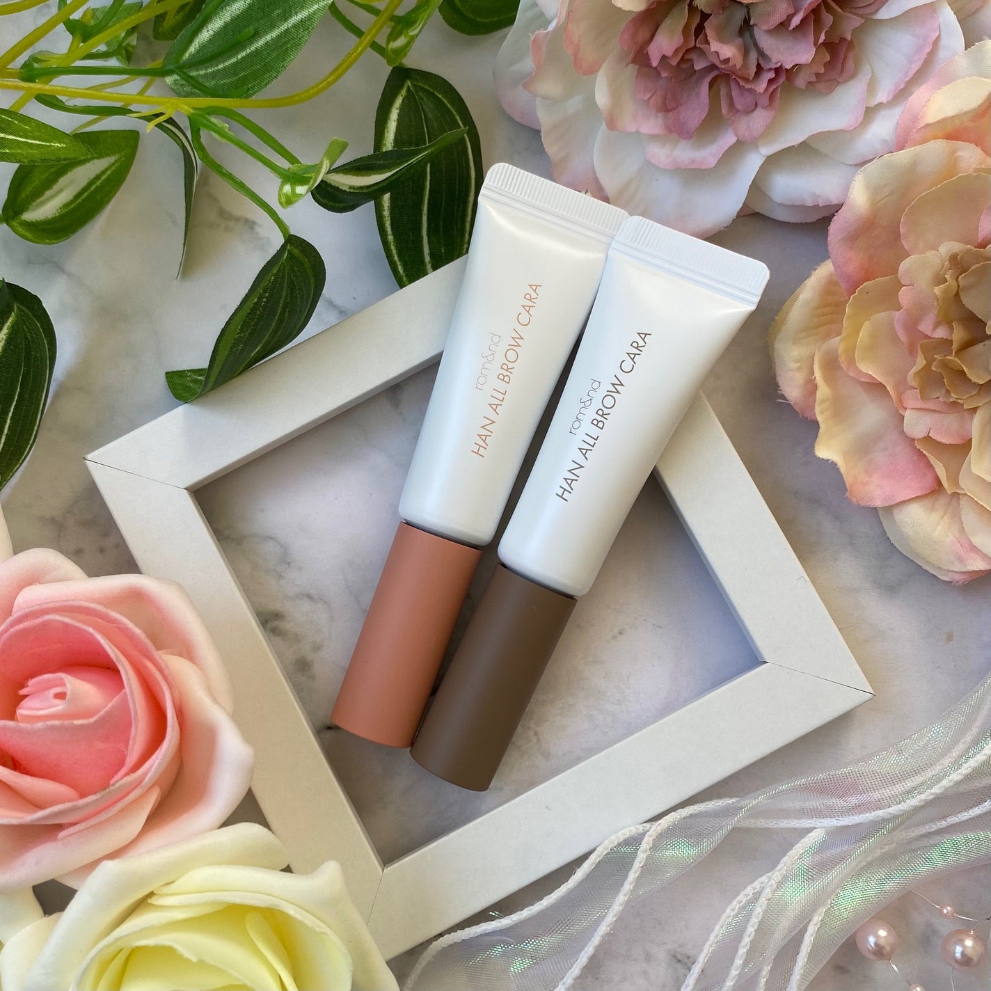 ハンオールブロウカラ/rom&nd/眉マスカラを使ったクチコミ(6枚目)