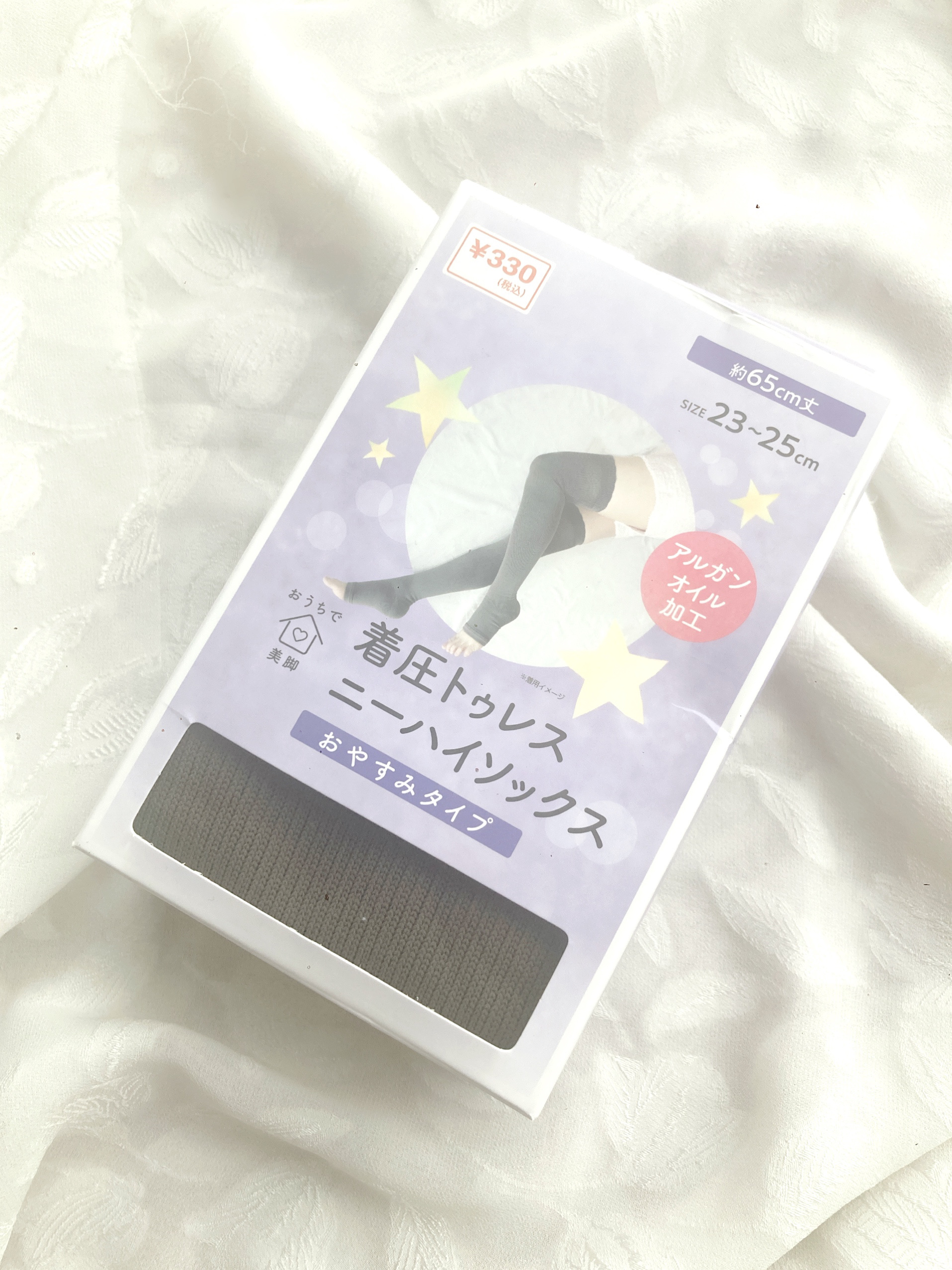 キャンドゥ 着圧トゥレス ニーハイソックス