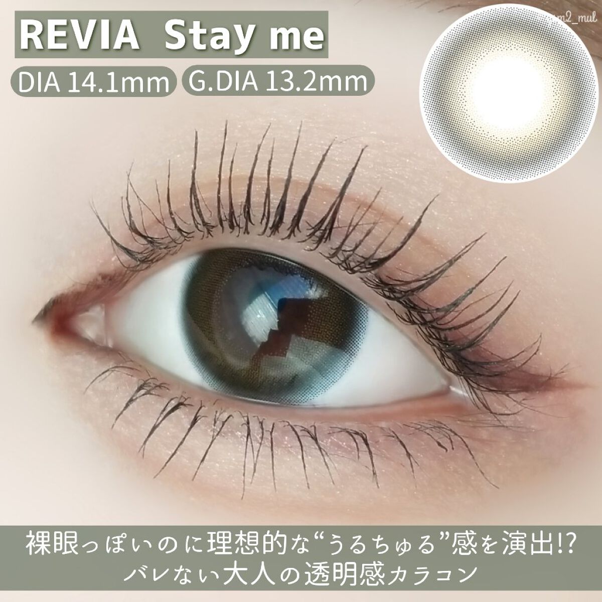 ReVIA 1day/ReVIA/ワンデー(1DAY)カラコンを使ったクチコミ(5枚目)