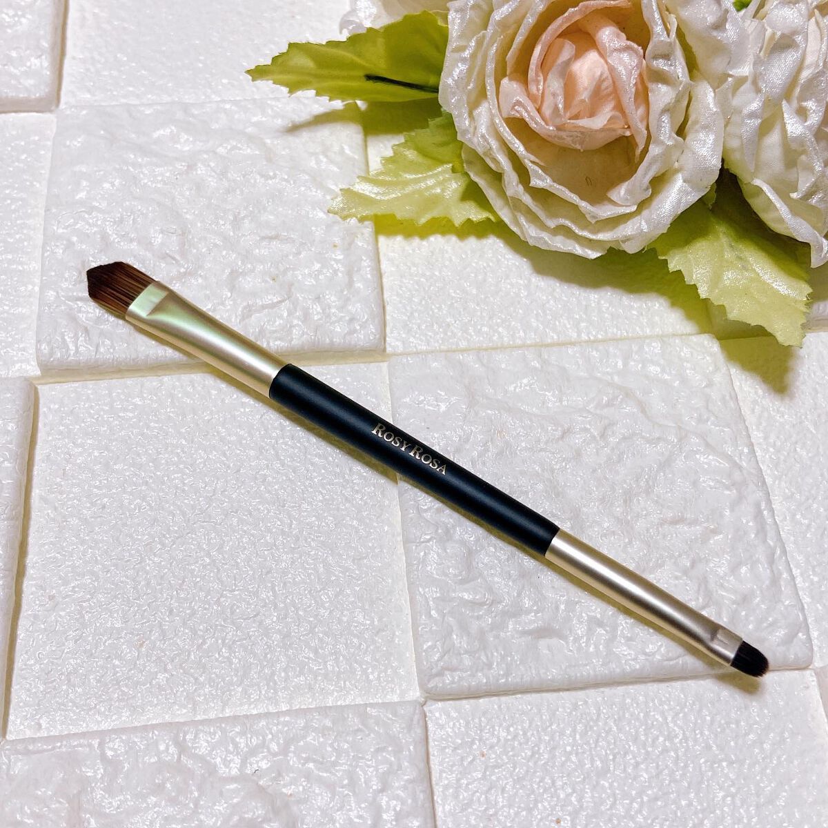 ダブルエンドコンシーラーブラシ/ロージーローザ/メイクブラシを使ったクチコミ(3枚目)