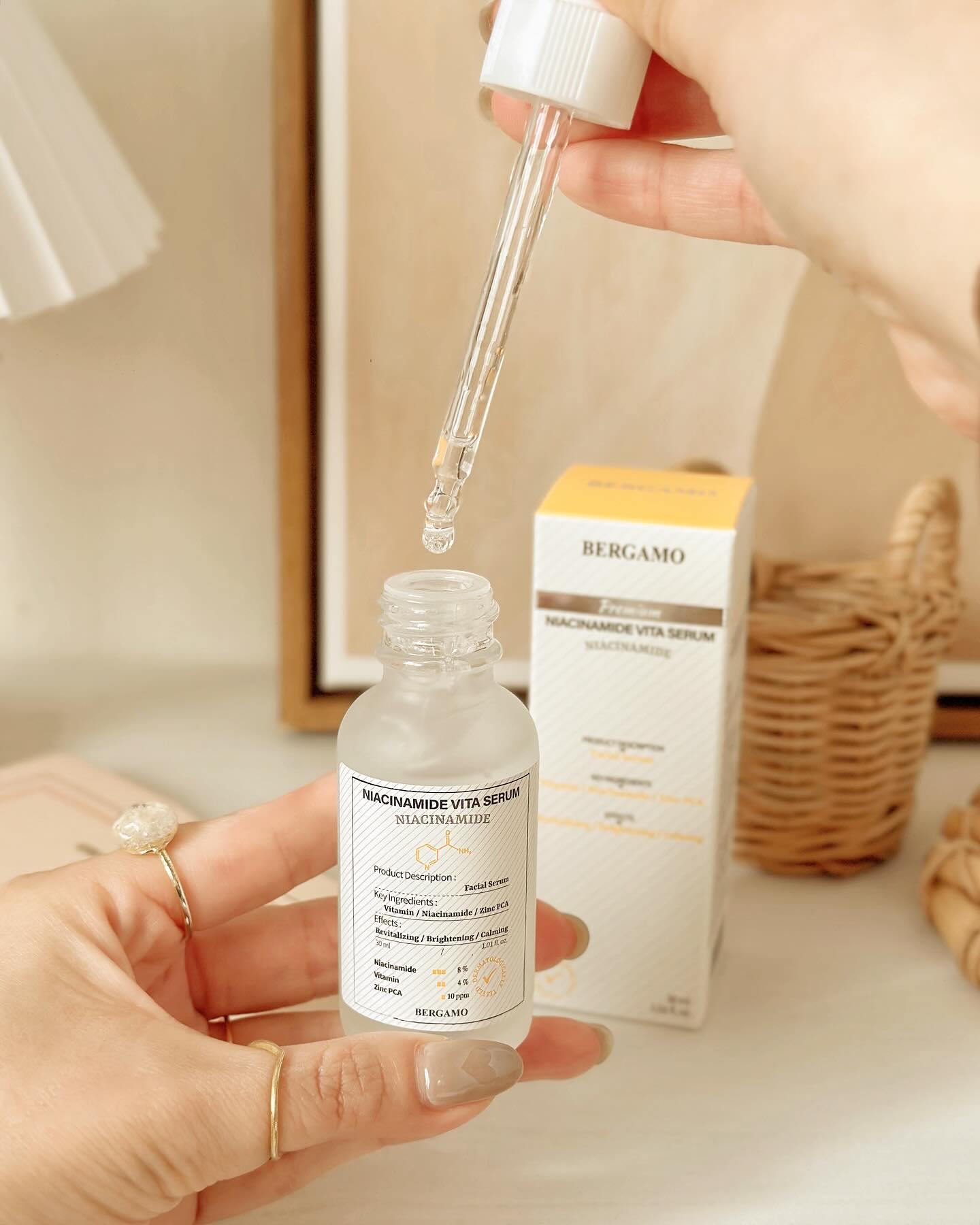プレミアムナイアシンアミドビタセラム/BERGAMO /美容液を使ったクチコミ（1枚目）