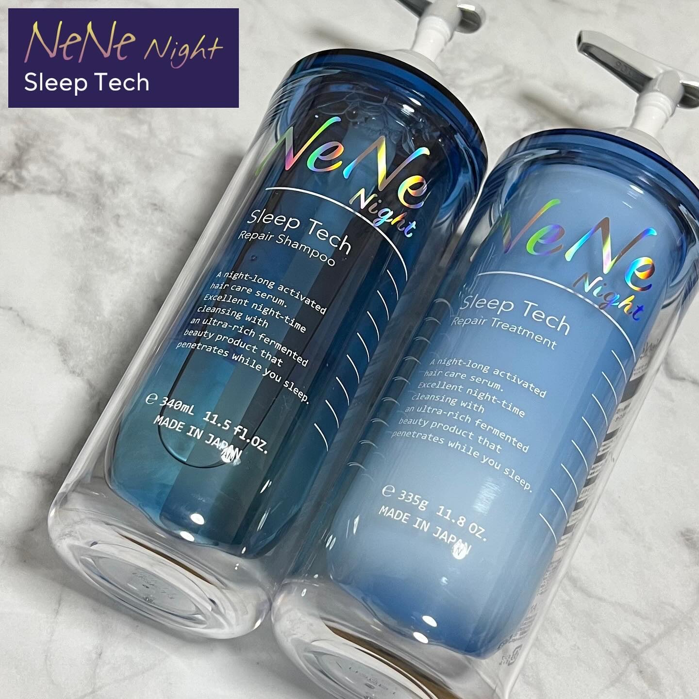 スリープテック リペア シャンプー／ヘアトリートメント/NeNe Night/市販シャンプーを使ったクチコミ（1枚目）