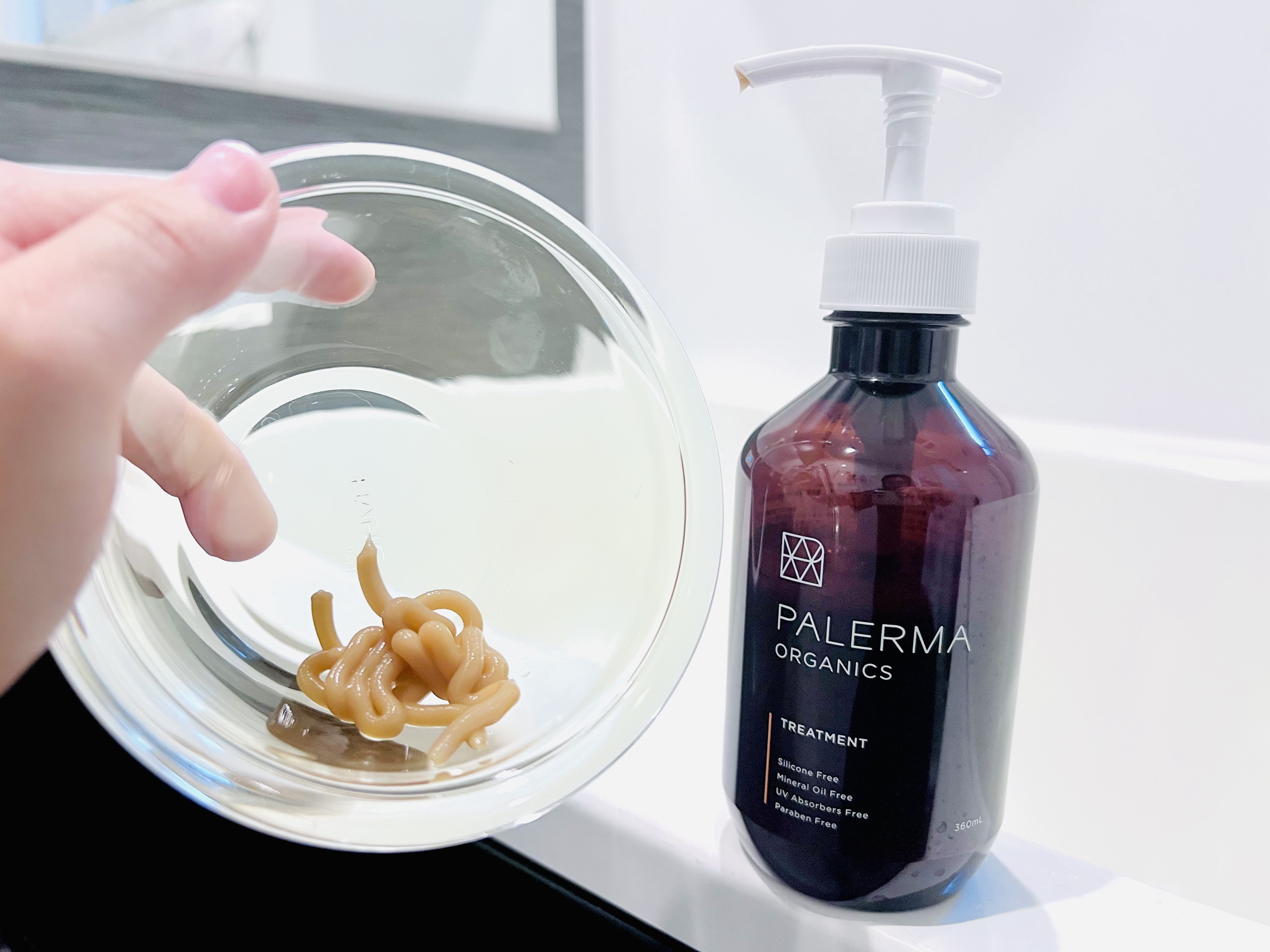 パレルマ シャンプー/ヘアトリートメント/PALERMA/市販シャンプーを使ったクチコミ（3枚目）