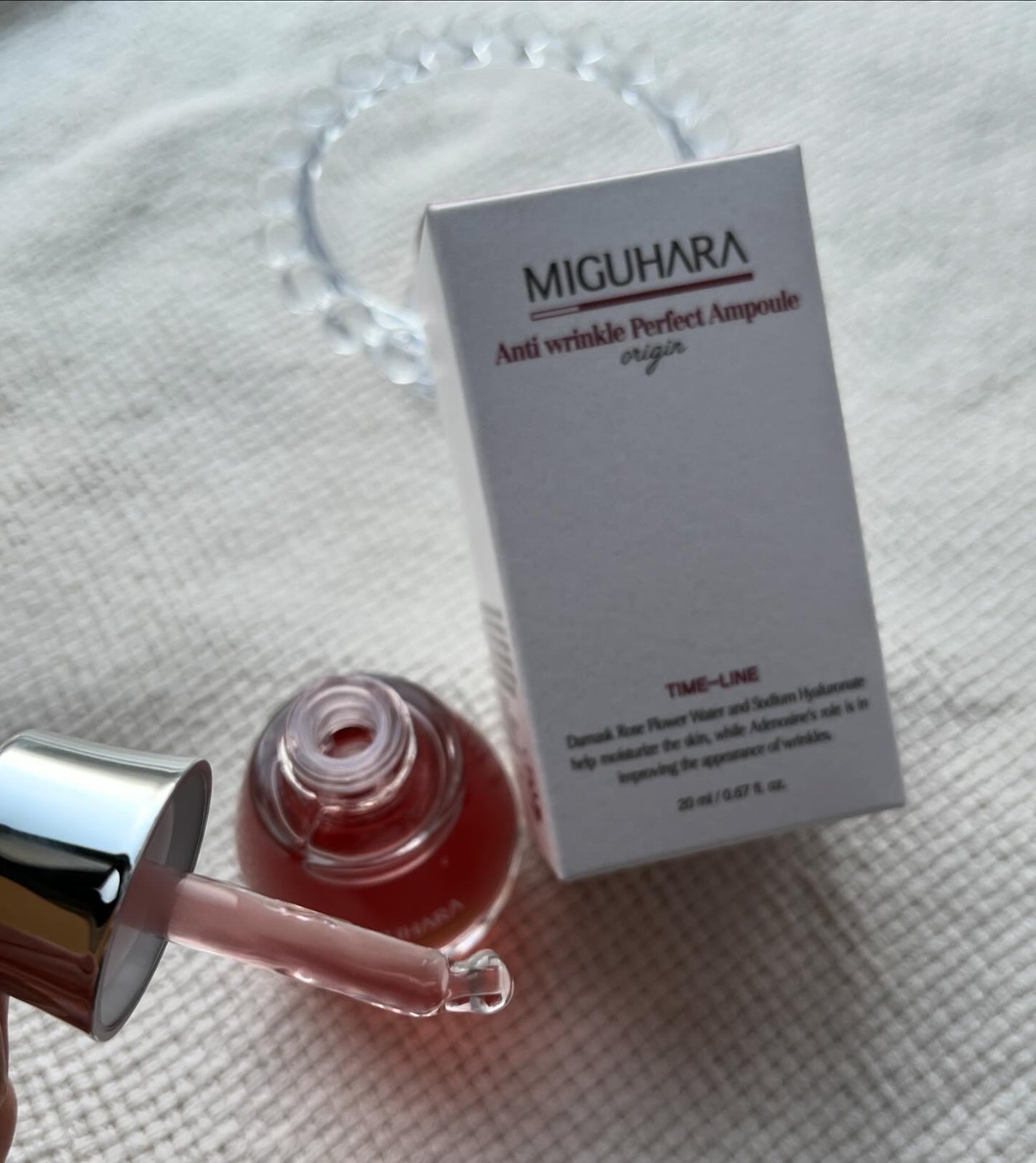 アンチリンクルエフェクトアンプルオリジン/MIGUHARA/美容液を使ったクチコミ(2枚目)