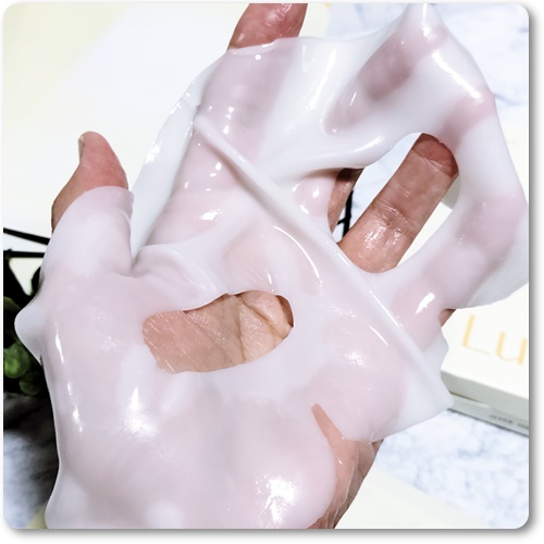 ラビューム アフターグロウ ゆずゲルマスク/Luvum/シートマスク・パックを使ったクチコミ（2枚目）