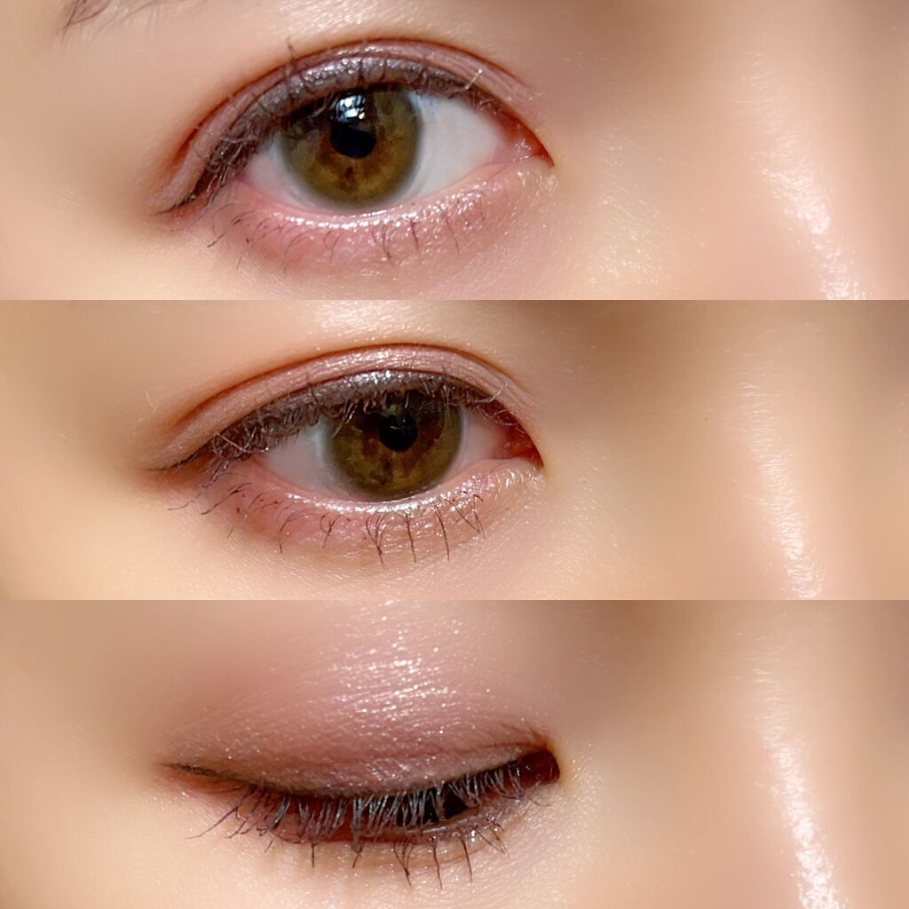 アイカラー ミジェット  BR02/エレガンス クルーズ/ジェル・クリームアイシャドウを使ったクチコミ（3枚目）