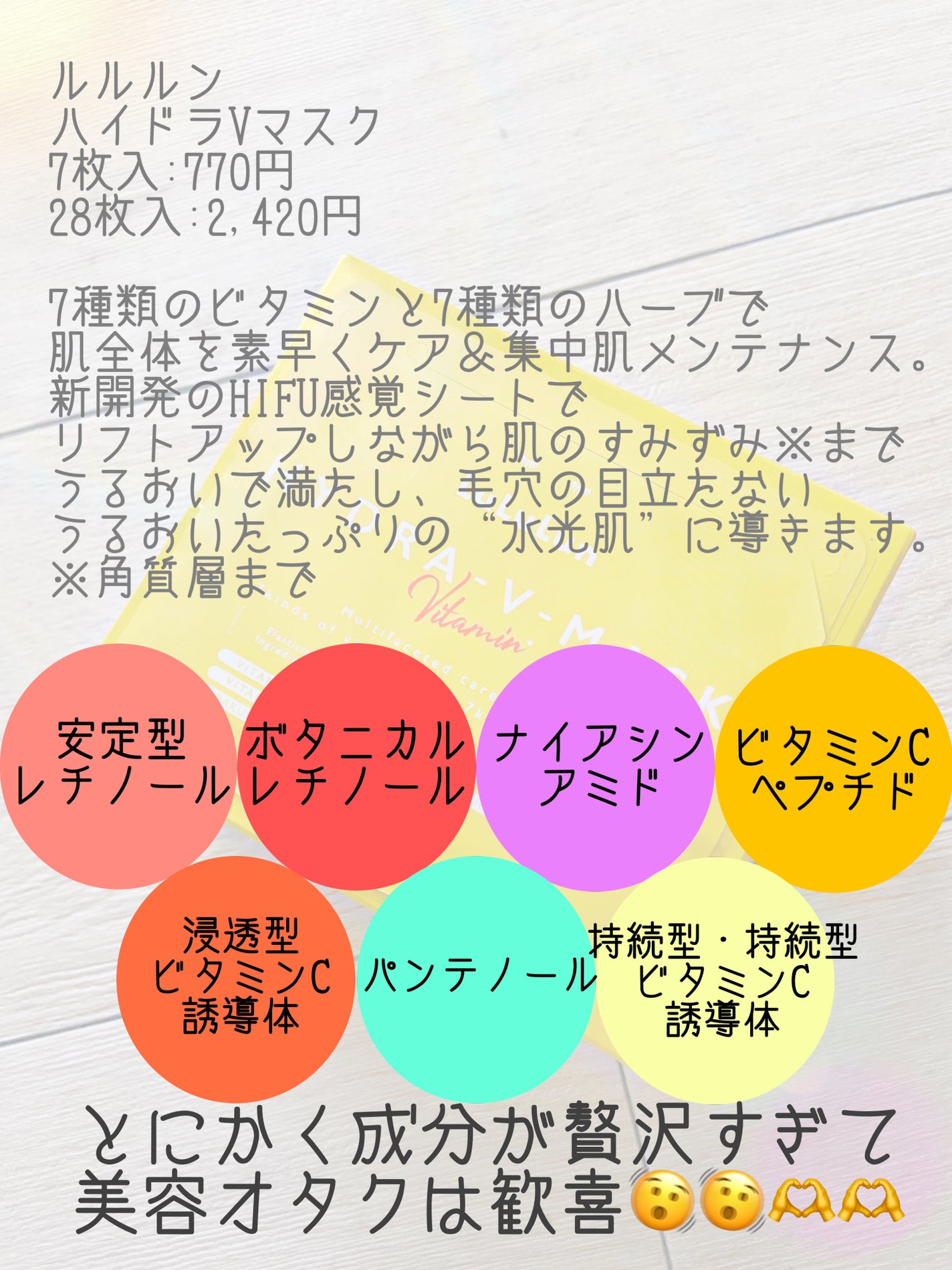 ルルルン ハイドラ V マスク/ルルルン/シートマスク・パックを使ったクチコミ(2枚目)