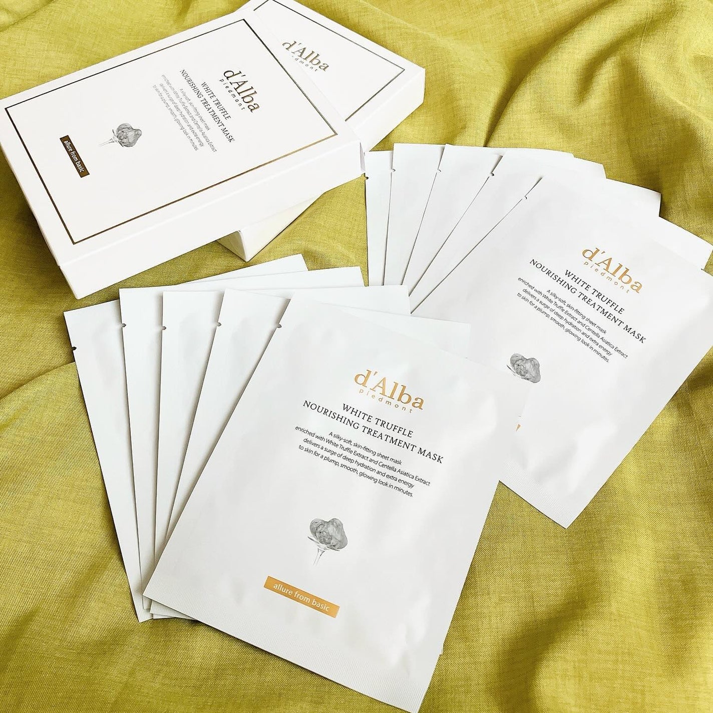 ホワイトトリュフナリシングトリートメントマスク/ダルバ/シートマスク・パックを使ったクチコミ(1枚目)