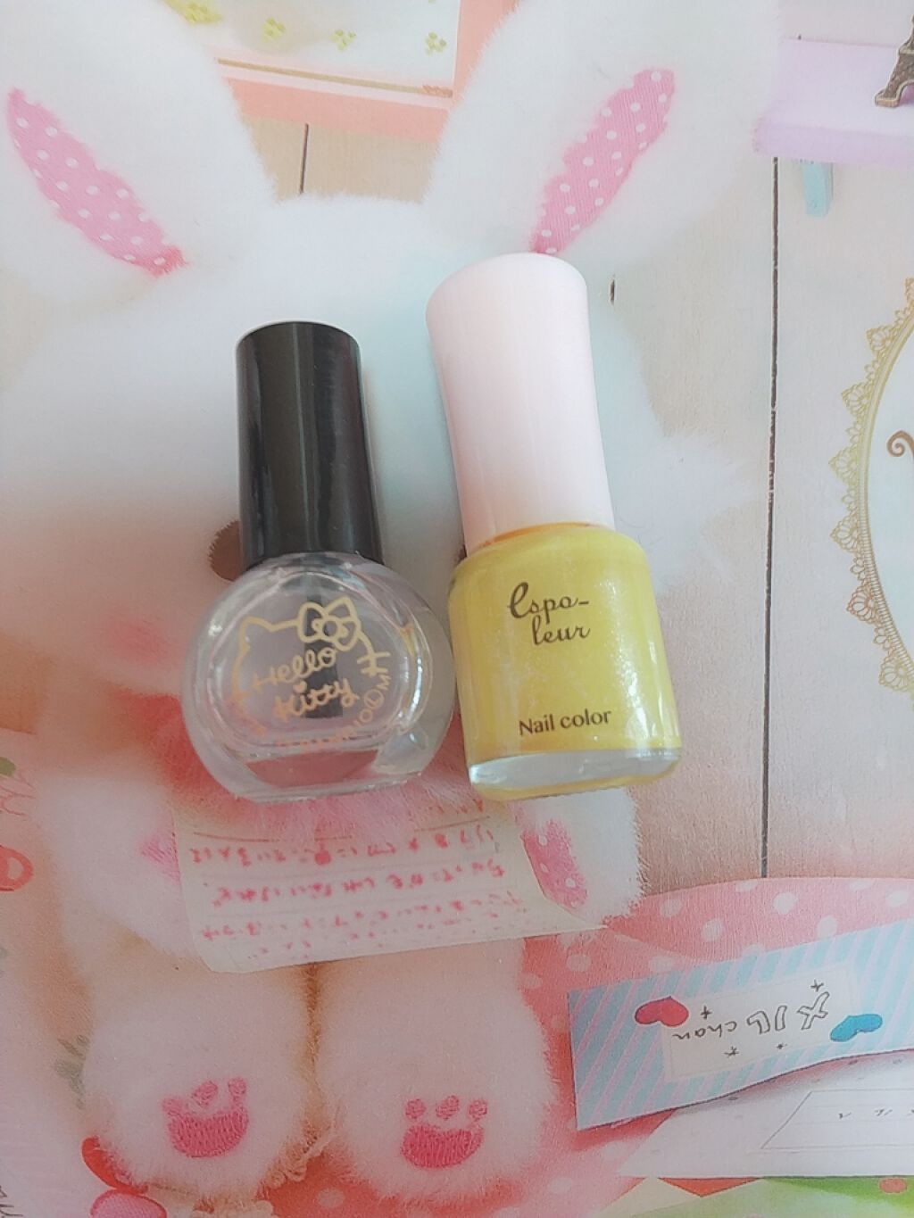 ダイソー エスポルール ネイルポリッシュ/エスポルール/マニキュアを使ったクチコミ(3枚目)
