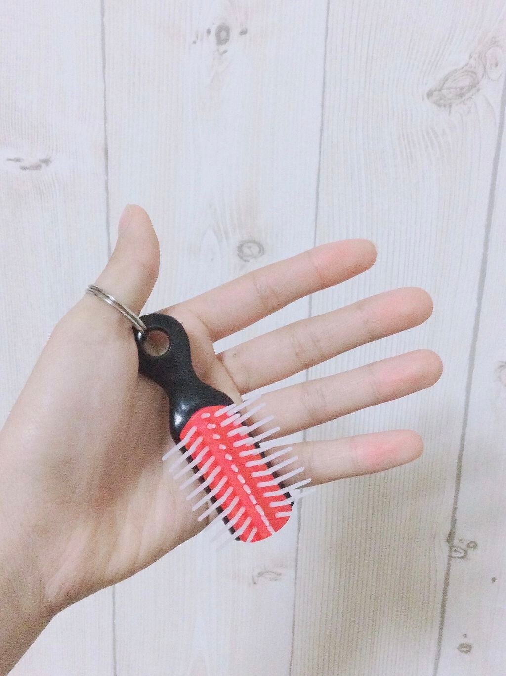 デンマンミニキーリング/DENMAN/ヘアブラシを使ったクチコミ(3枚目)