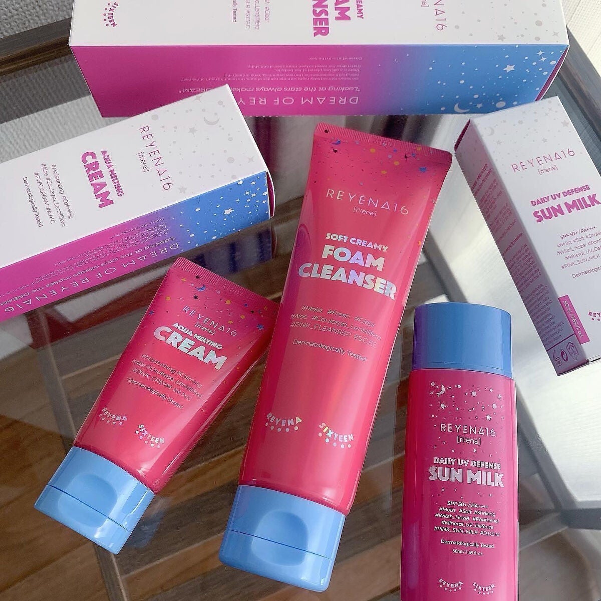 mami on LIPS 「【ゆめかわパケの実力派韓国スキンケア🦄】REYENA16 ソフ..」(5枚目)