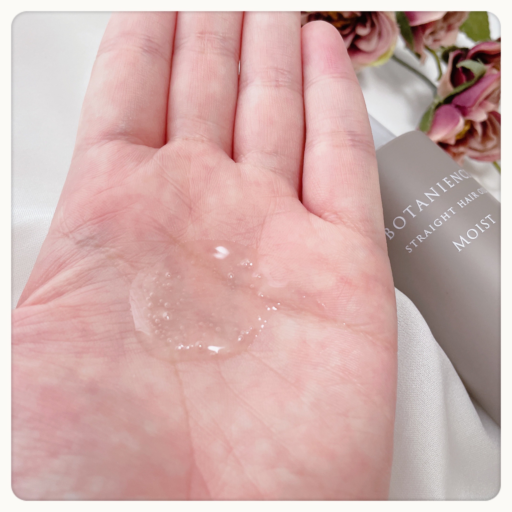 ボタニエンス ストレートヘアオイル モイスト/サンコール/ヘアオイルを使ったクチコミ（3枚目）