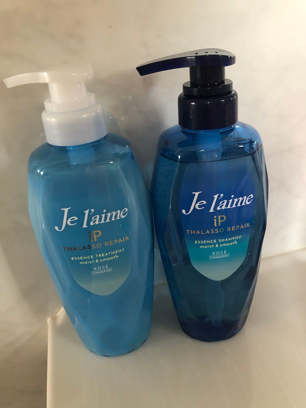 iP タラソリペア 補修美容液 シャンプー/トリートメント (モイスト&スムース)/Je l'aime/市販シャンプーを使ったクチコミ(2枚目)