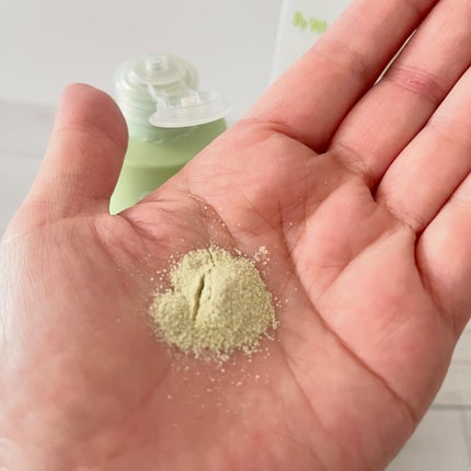 グリーンティー&エンザイムパウダーウォッシュ/By Wishtrend/洗顔パウダーを使ったクチコミ(4枚目)