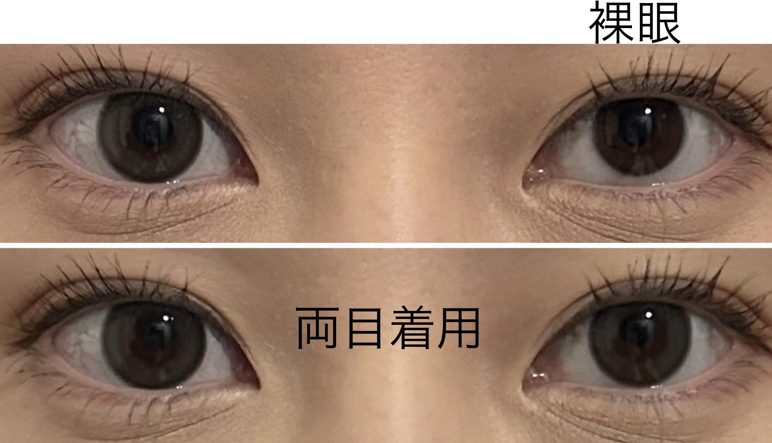 Chu's me monthly ミューテッドグレージュ/Chu's me/１ヶ月（１MONTH）カラコンを使ったクチコミ（3枚目）