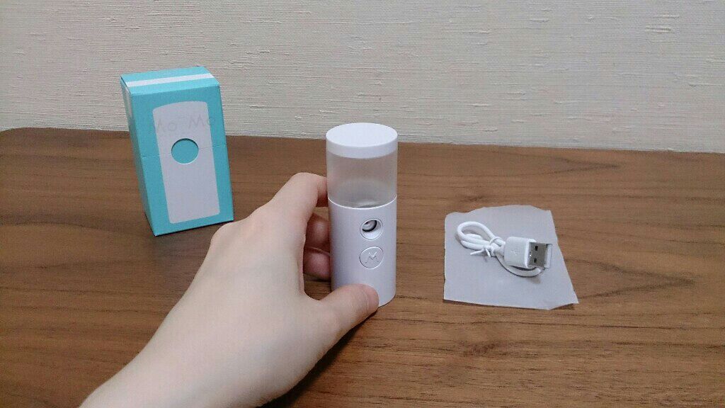 MOMOモバイルモイスチャー(携帯型フェイシャルスチーマー)/MoMo/美顔器・マッサージを使ったクチコミ(2枚目)