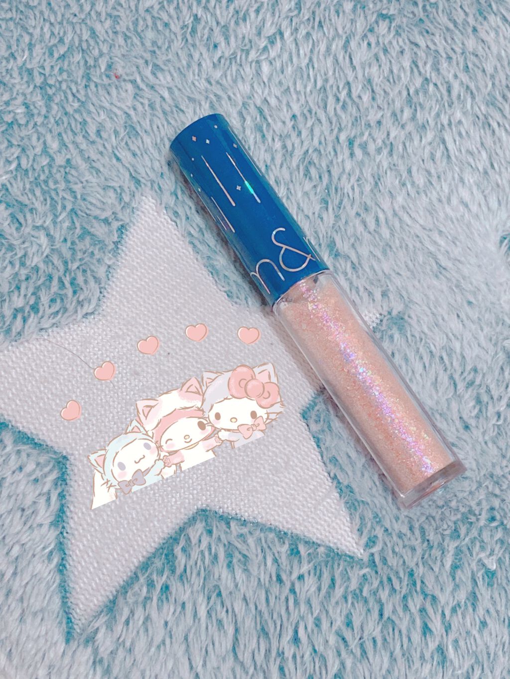 リキッド グリッター シャドウ/rom&nd/グリッターを使ったクチコミ（1枚目）