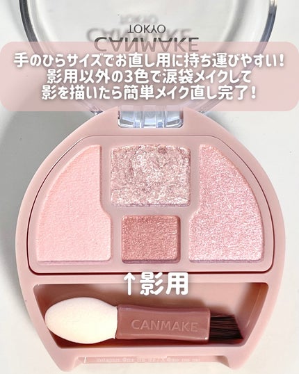 プランぷくコーデアイズ/キャンメイク/パウダーアイシャドウを使ったクチコミ(2枚目)