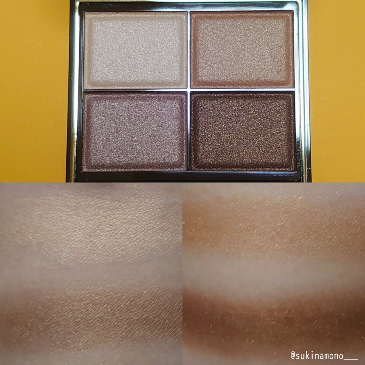 スキニーリッチシャドウ/excel/アイシャドウパレットを使ったクチコミ(3枚目)