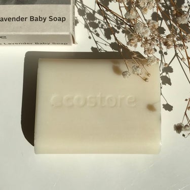 ecostore Baby soapのクチコミ「香りがキツくなく、
肌に優しいオーガニック石鹸𓂃𓈒𓂂

手に取りやすい価格で
気軽にお試ししや.....」（3枚目）