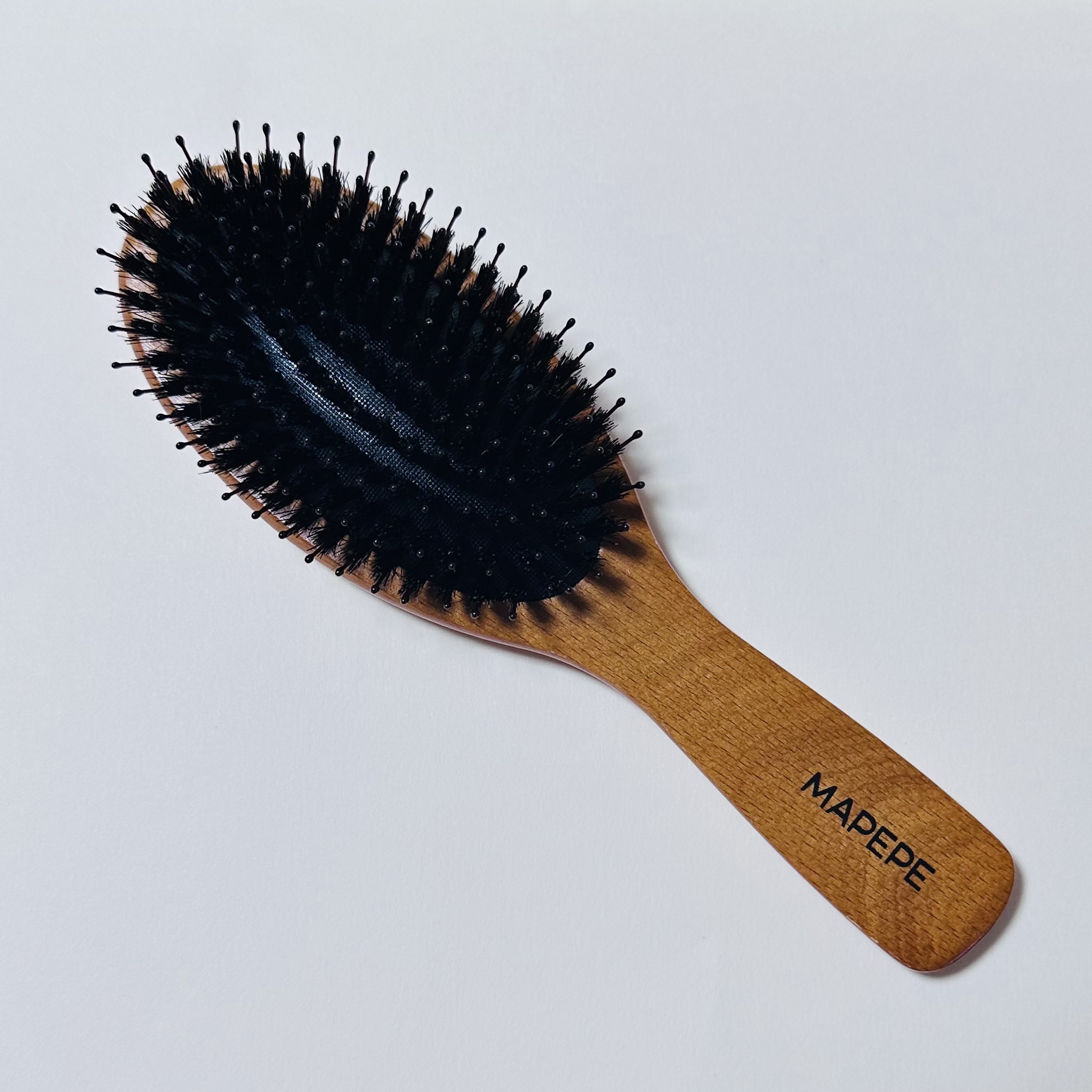 つやつや天然毛のミックスブラシ/マペペ/ヘアブラシを使ったクチコミ（2枚目）