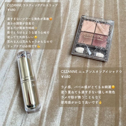 ニュアンスオンアイシャドウ/CEZANNE/アイシャドウパレットを使ったクチコミ(3枚目)