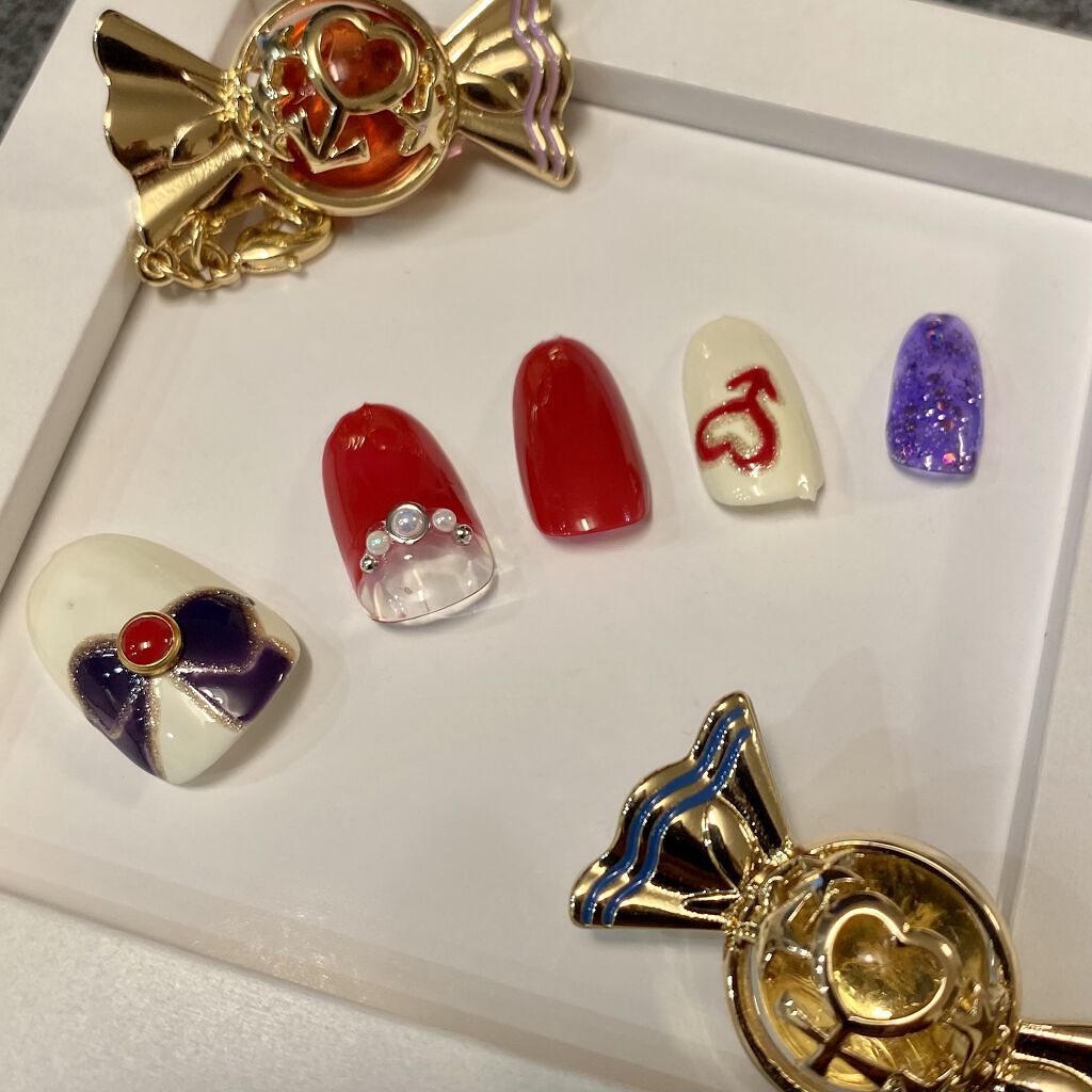 ネイルシール/セリア/ネイルシールを使ったクチコミ（2枚目）