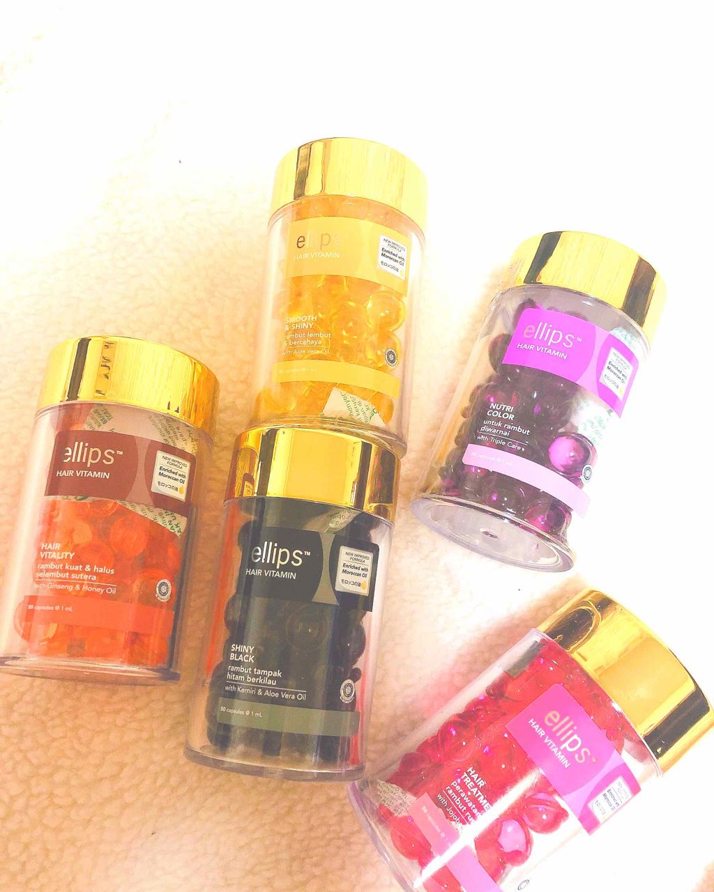 ヘアーオイル【トリートメント】/ellips/ヘアオイルを使ったクチコミ（1枚目）