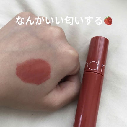 ジューシーラスティングティント/rom&nd/リップティントを使ったクチコミ(3枚目)