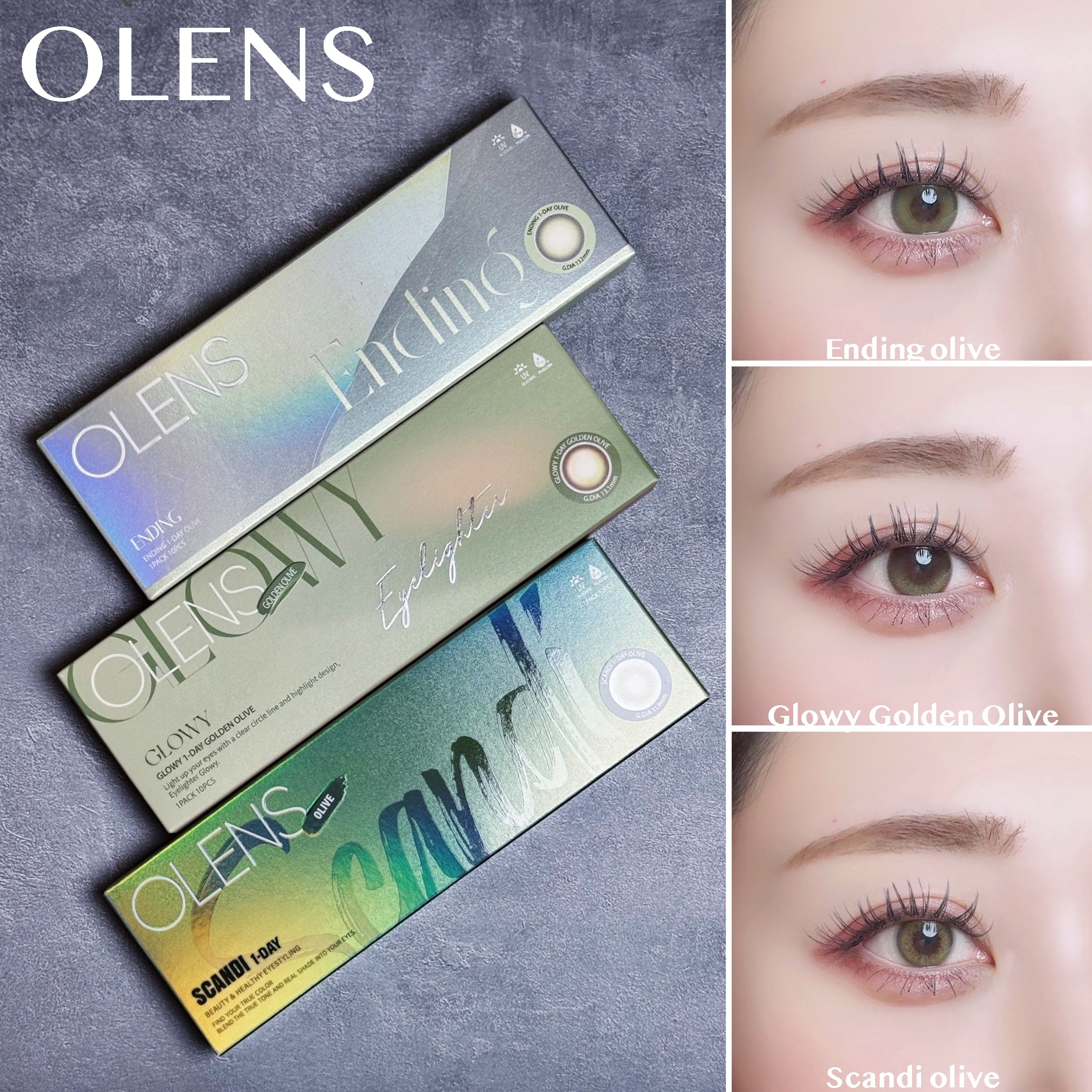 Ending 1day/OLENS/ワンデー（１DAY）カラコンを使ったクチコミ（1枚目）