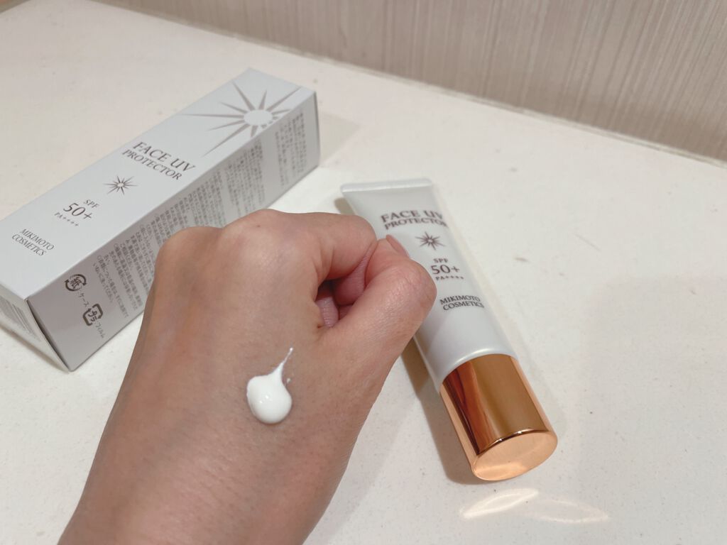 フェイス UVプロテクター/ミキモト コスメティックス/日焼け止めクリームを使ったクチコミ(2枚目)