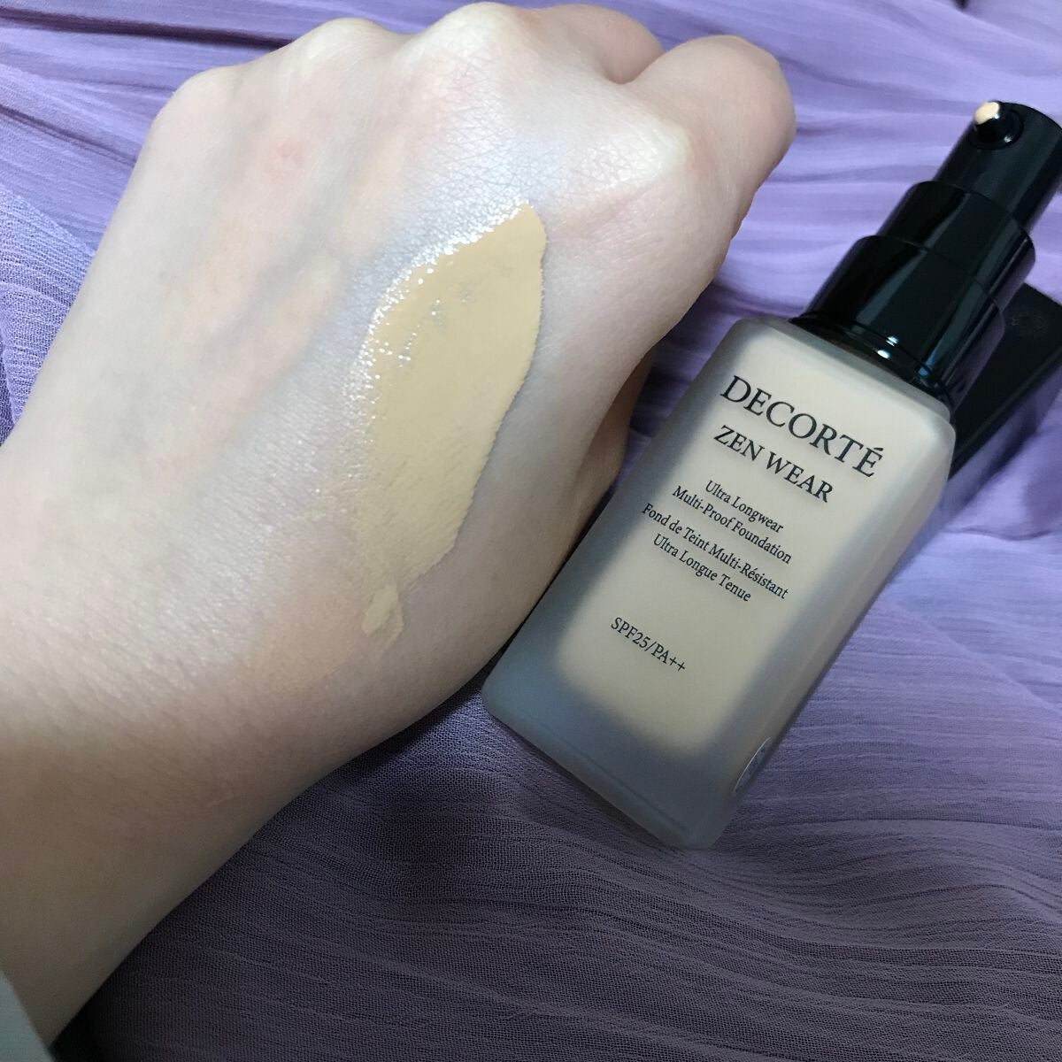 えり on LIPS 「コスメデコルテ ゼンウェアフルイド30mL全40色SPF25/..」(4枚目)