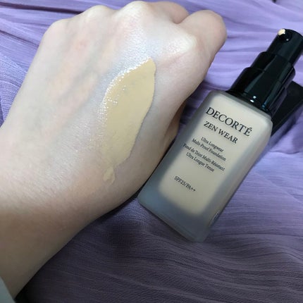 えり on LIPS 「コスメデコルテ ゼンウェアフルイド30mL全40色SPF25/..」(4枚目)