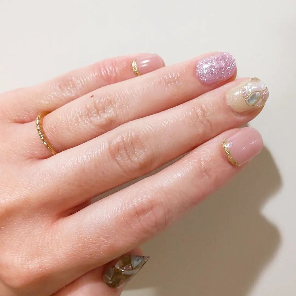 セミキュアジェルネイルシール ハンド用/LYSD’OR/ネイルシールを使ったクチコミ(10枚目)