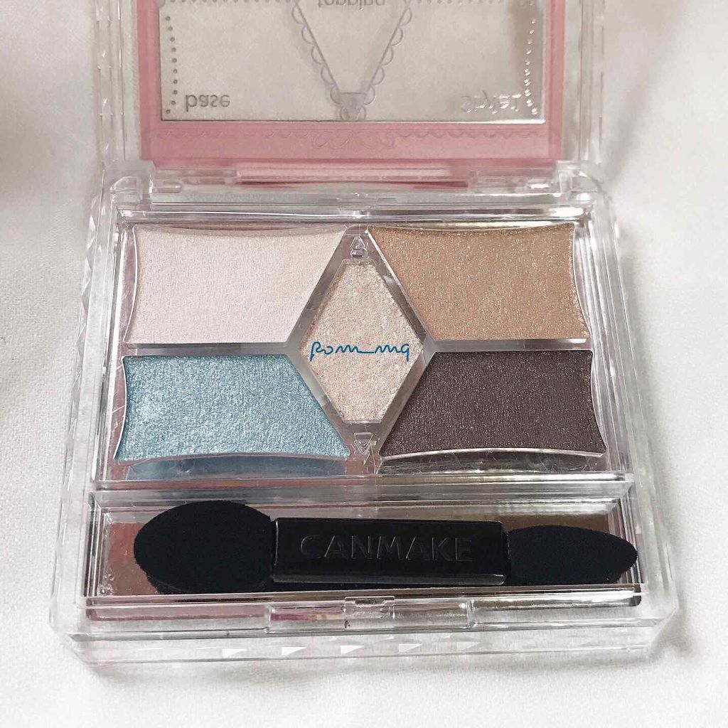 【旧品】パーフェクトスタイリストアイズ No.20 シャイニーシーグラス/キャンメイク/アイシャドウパレットを使ったクチコミ（2枚目）