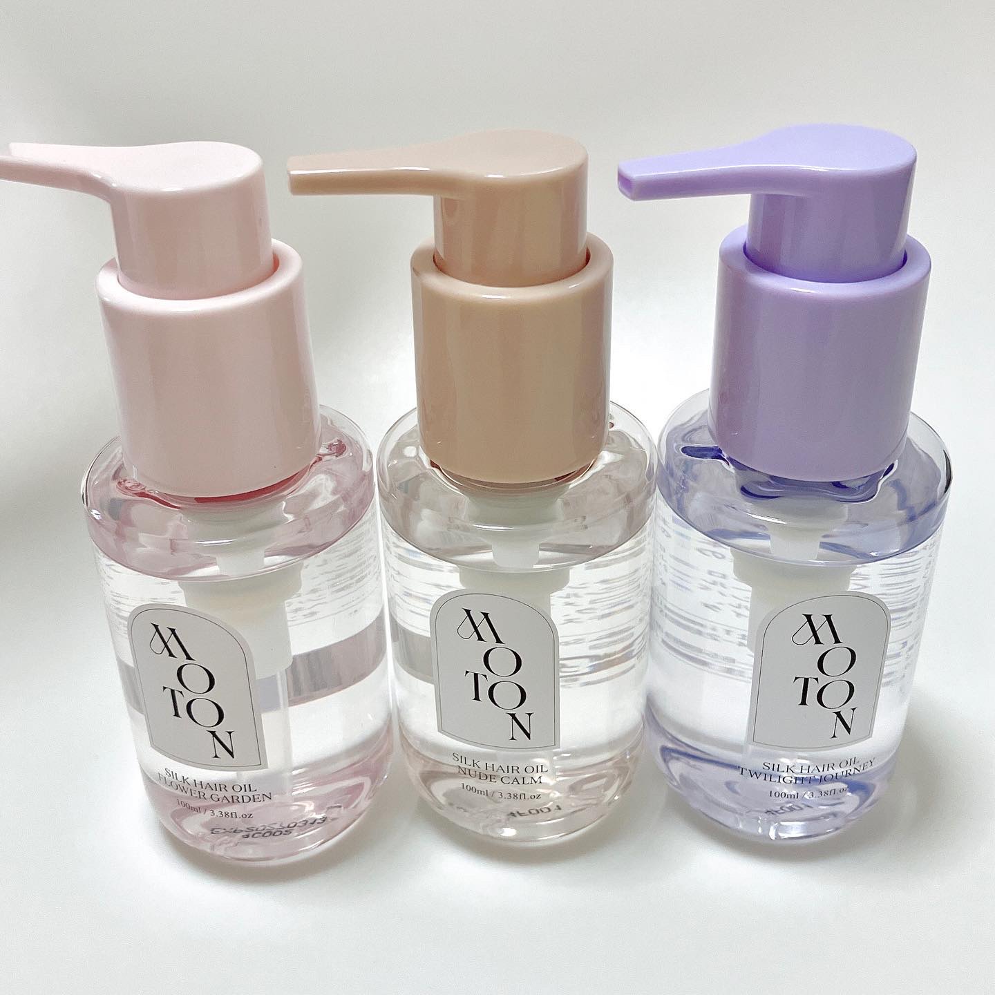 MOTON シルクヘアオイル フラワーガーデン/MOTON/ヘアオイルを使ったクチコミ（2枚目）