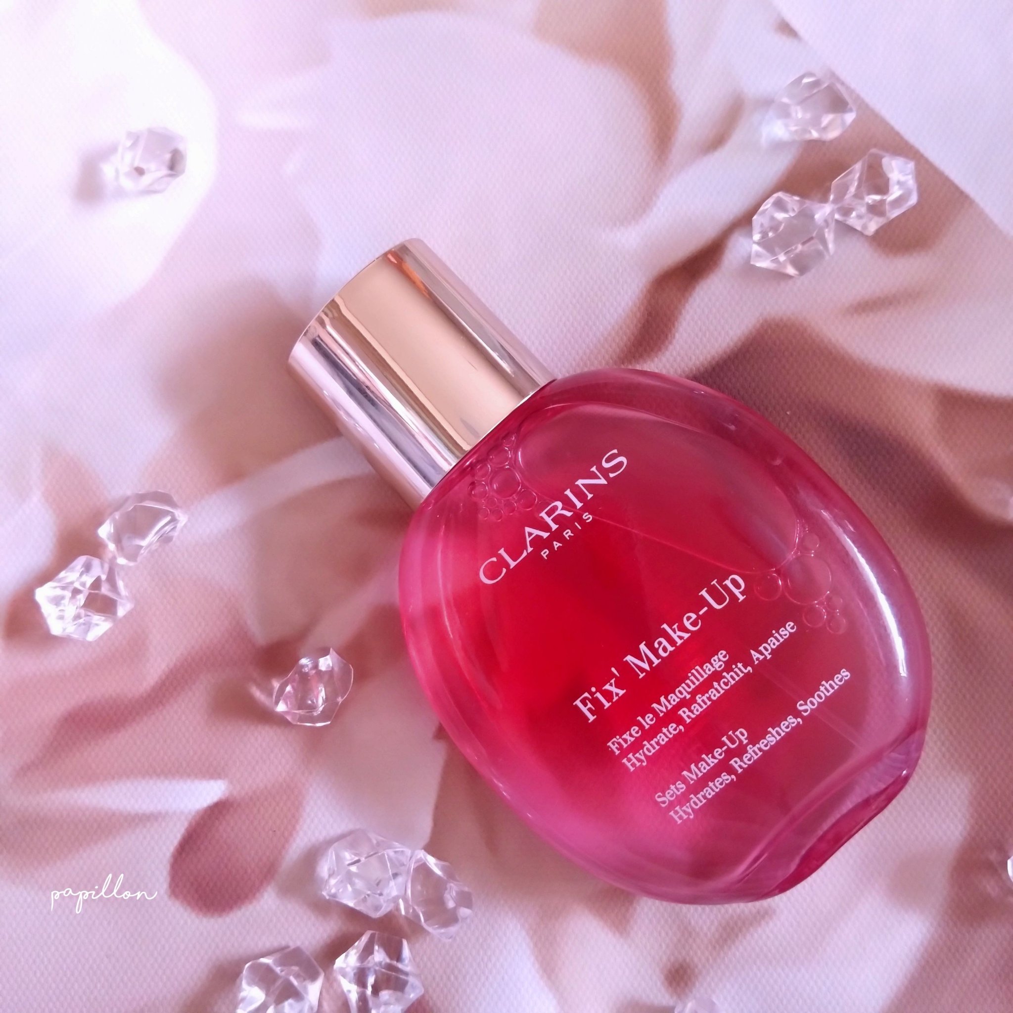 フィックス メイクアップ 50ml/CLARINS/ミスト状化粧水を使ったクチコミ（2枚目）