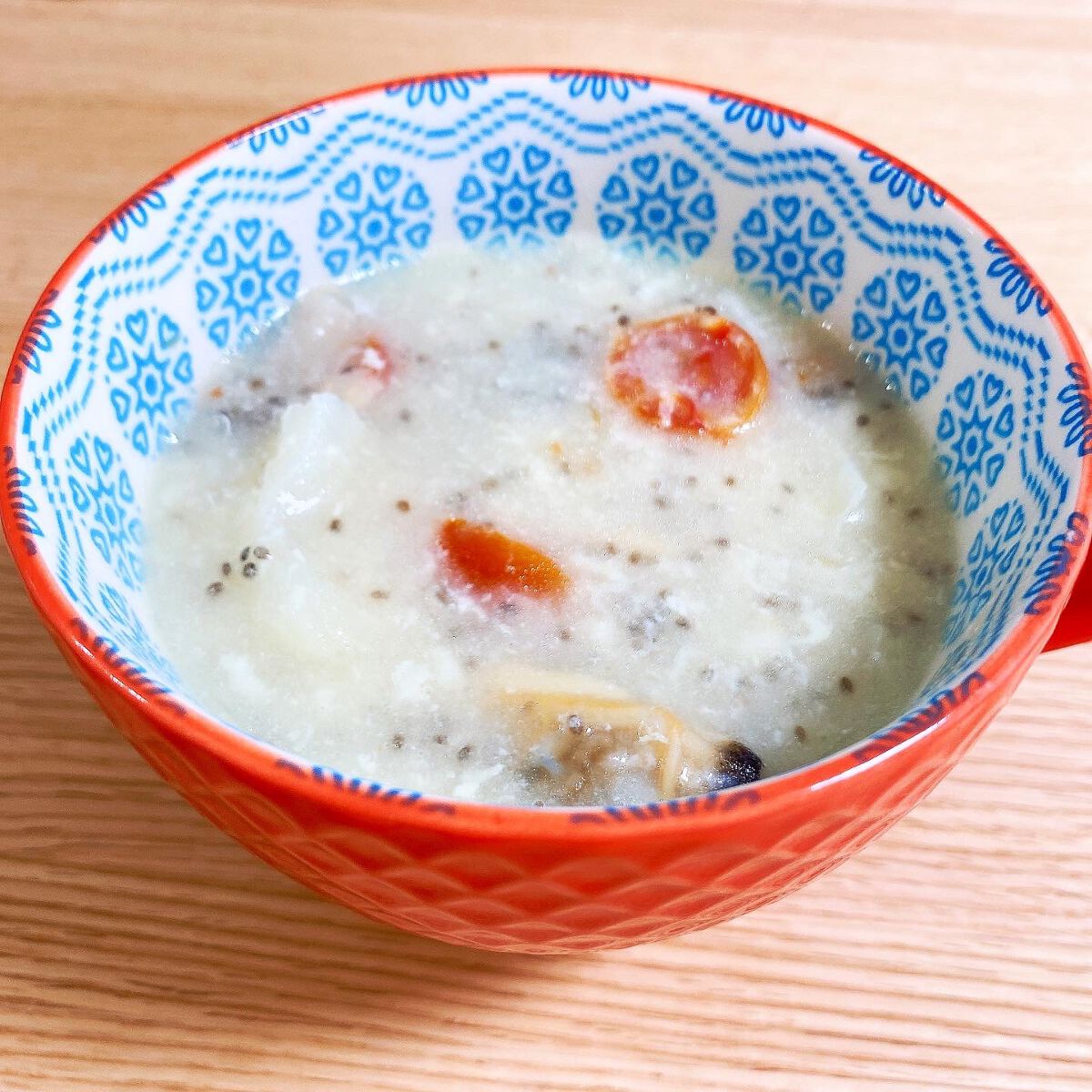 もち麦スープ/ラコックマルシェ/低糖質食品を使ったクチコミ（1枚目）