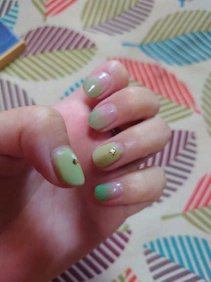 Gel Nail/セリア/ジェルネイルを使ったクチコミ(3枚目)