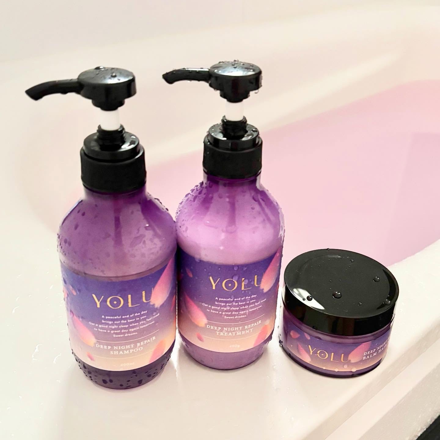 ヨル サクラ ディープナイトリペア ヘアバームマスク/YOLU/ヘアマスク・ヘアパックを使ったクチコミ（1枚目）