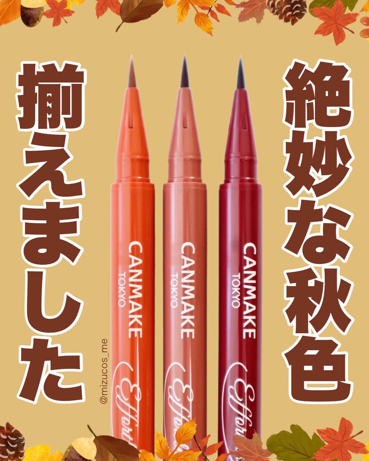 エフォートレスライナー/キャンメイク/リキッドアイライナーを使ったクチコミ（1枚目）