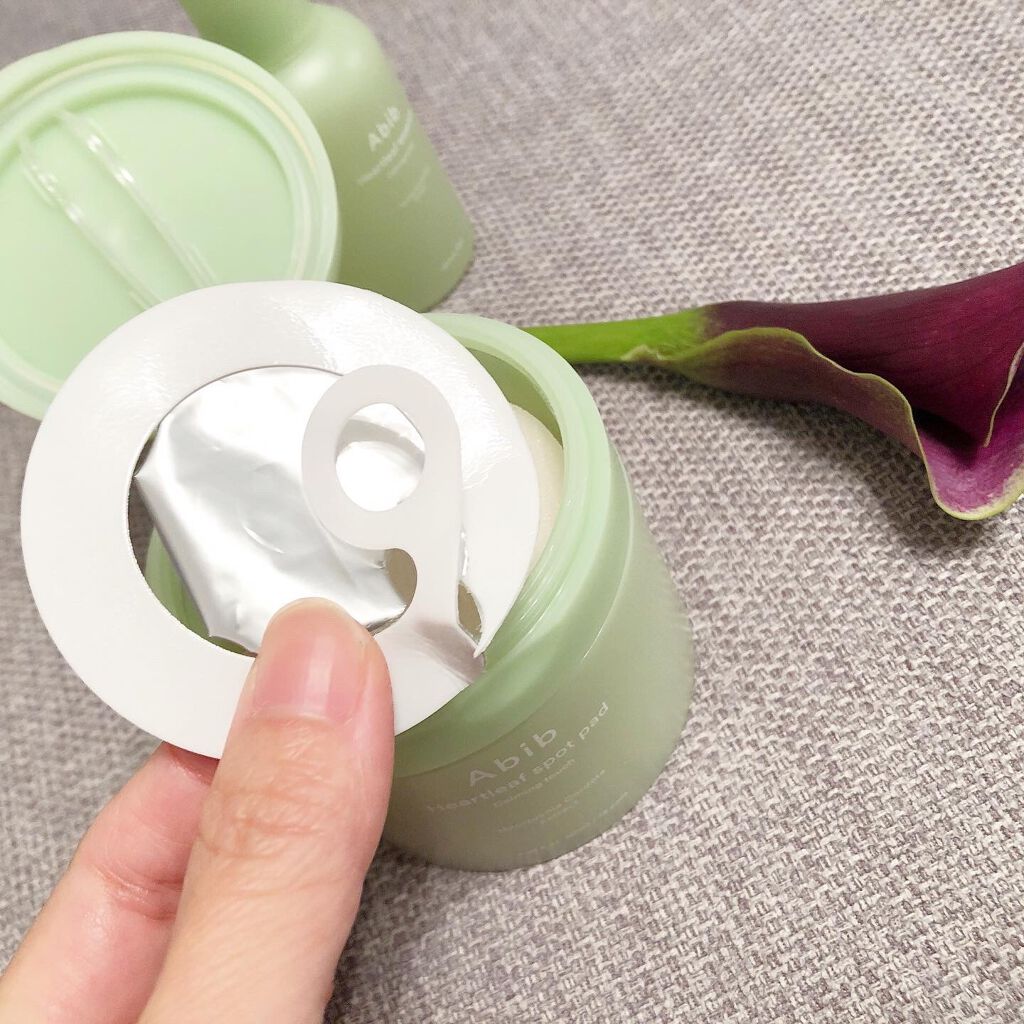 ドクダミカーミングタッチスポットパッド/Abib /トナーパッドを使ったクチコミ（3枚目）
