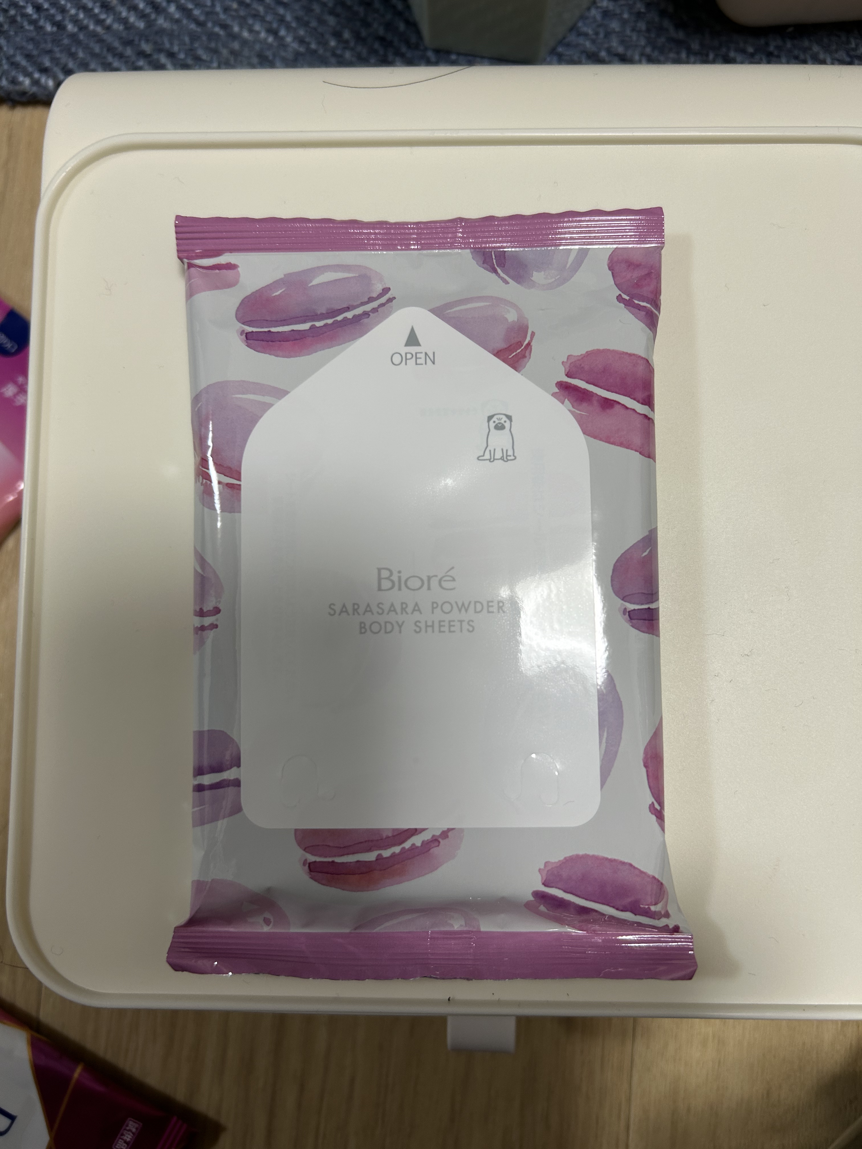 さらさらパウダーシート さわやかせっけんの香り/ビオレ/ボディシートを使ったクチコミ（3枚目）